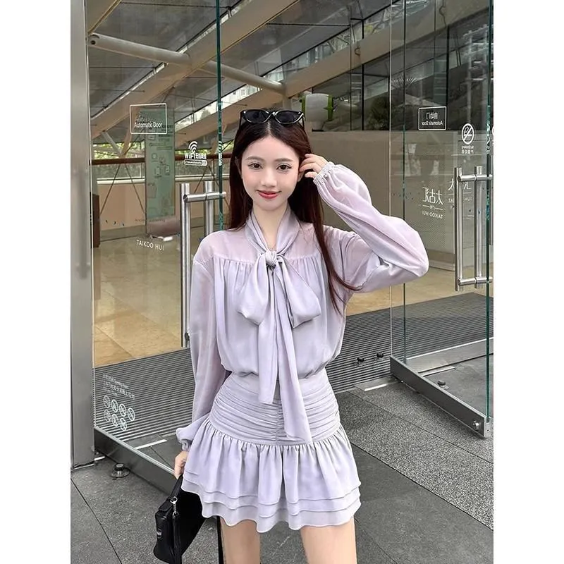 Lookinto Two Piece Skirt Sets Women's-3