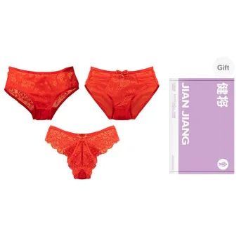 Master Underpants Women's Shopping Bag 3 Pack Red