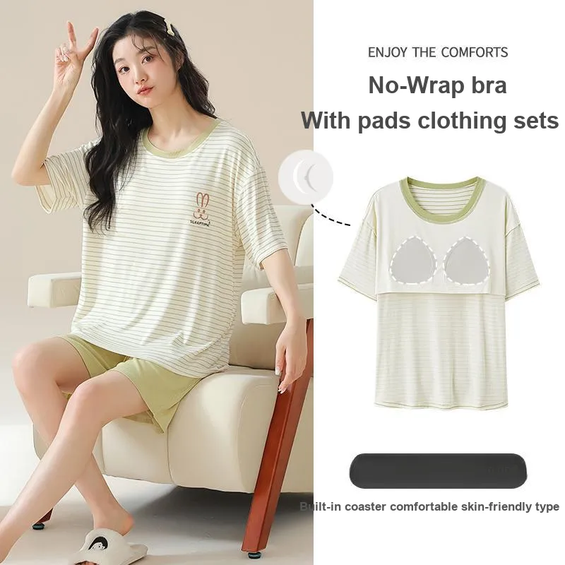 Cotton Gene Women's Pajama Sets-1