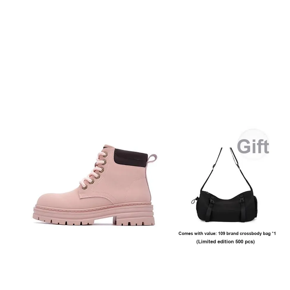 FAIRWHALE Мартин Boot Женские Розовый