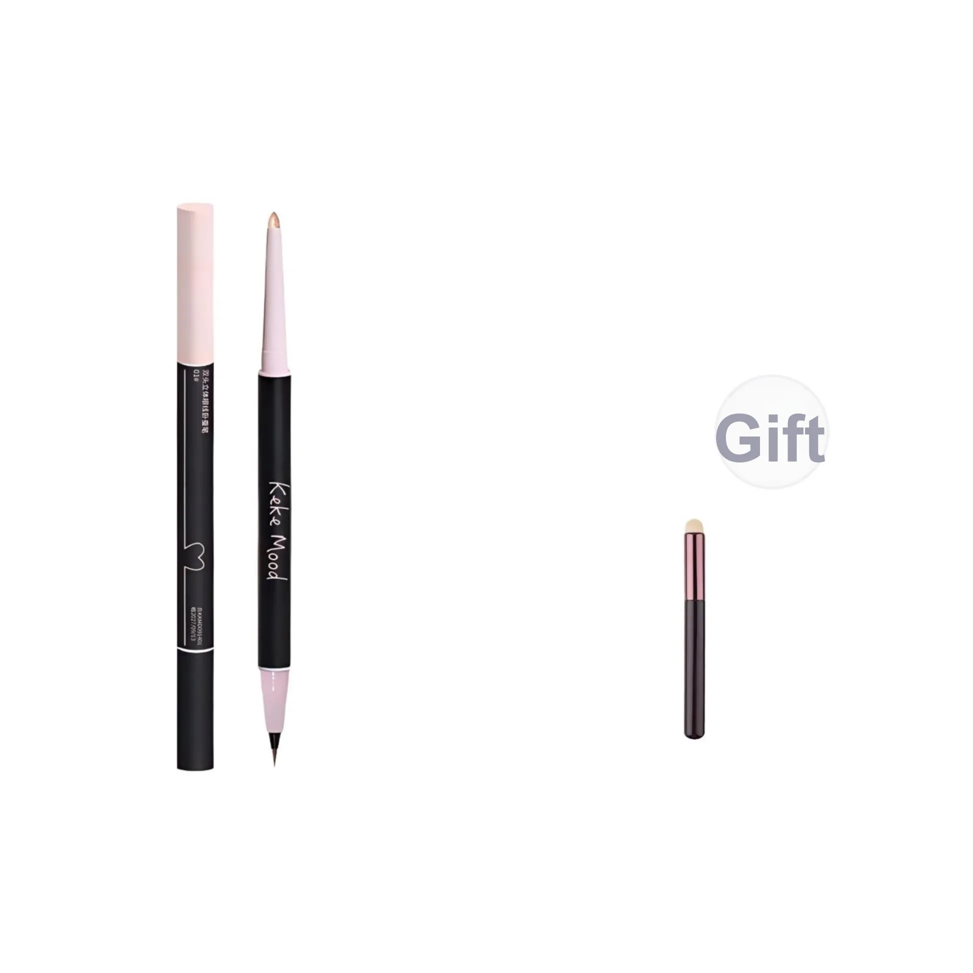 KEKE MOOD Двойная головка Наклоняющийся Силикवरный Ручка Натуральный Длинный Долговечный Легкий для Смесьи Растяжимый