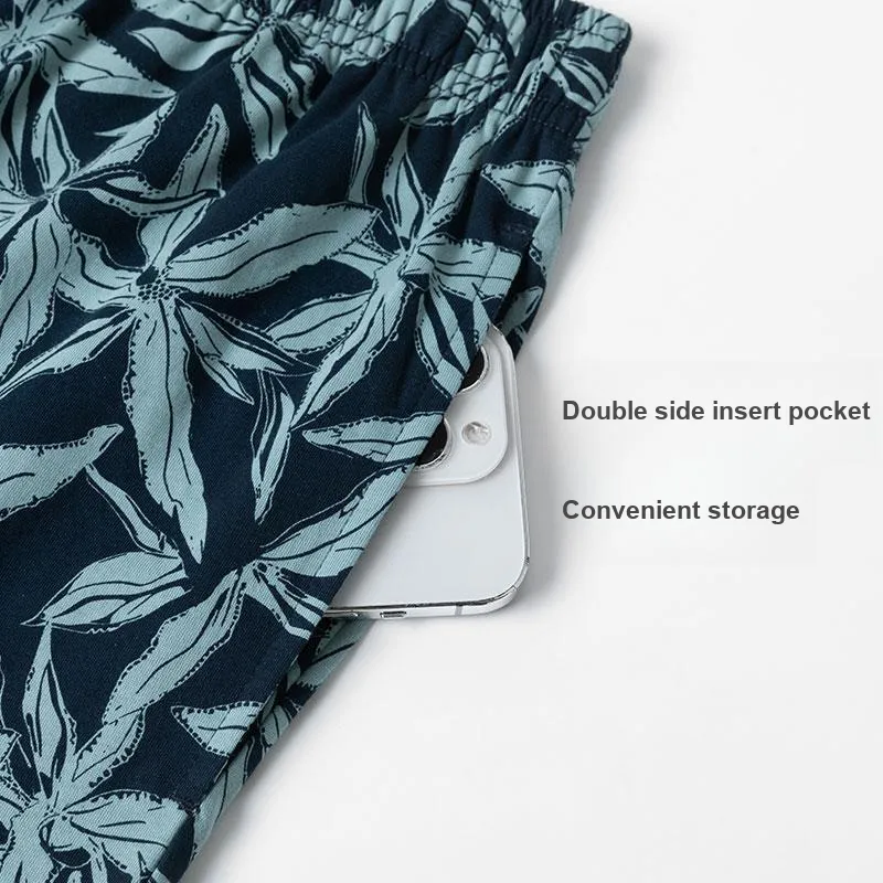 Shuya Pajama Set Men's Gray Green-4