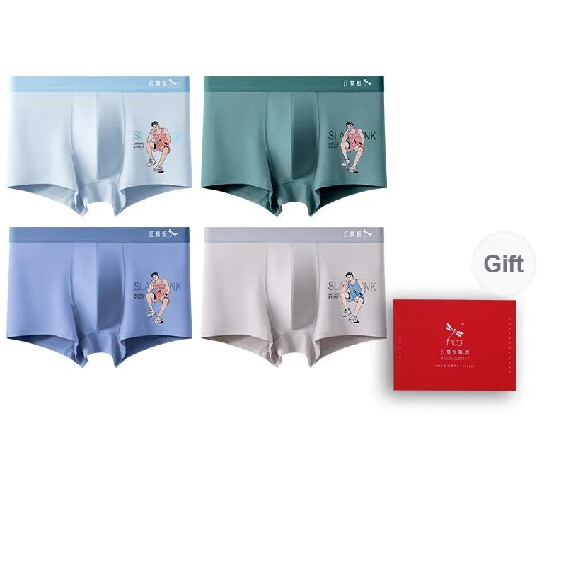 RED DRAGONFLY Cotton Panties Men's Box 4 Pack-8