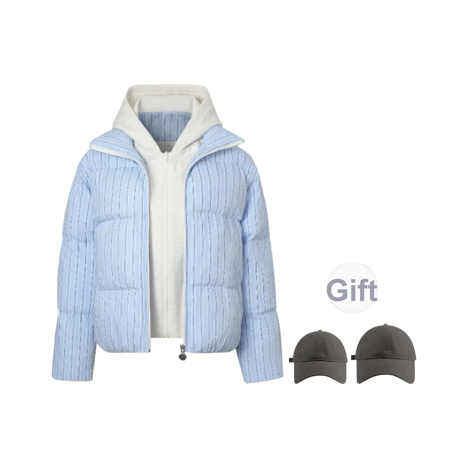 KYKW Blue Hat Подарок Унисекс Пуховики