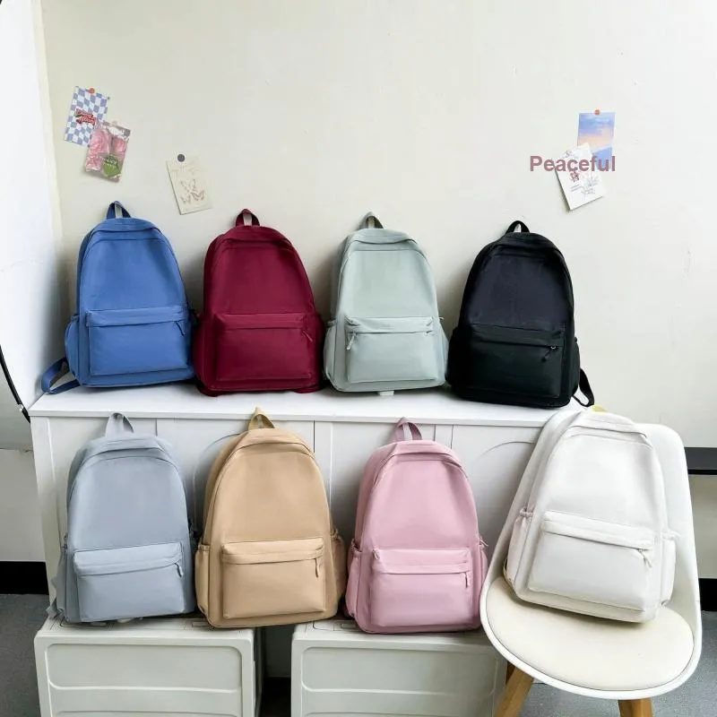 Kewuku Canvas Backpack Unisex Multicolor-24