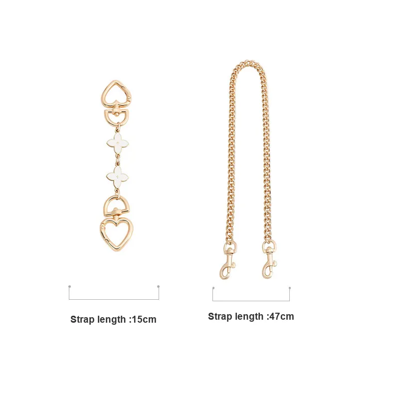 Metal Chain Transformation Accessories Shoulder Strap Included Women's Gold-1