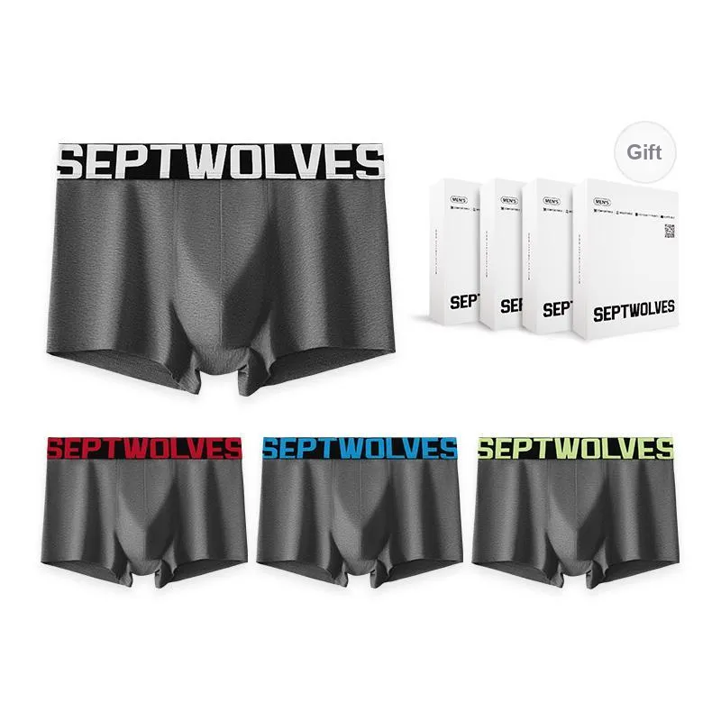 SEPTWOLVES Underpants Men's Gift Box Set Of 4-4