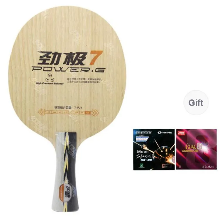 DHS Ping Pong Paddles Unisex Pure Wood-13
