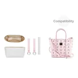 White (No Dividers) DuPont Paper Liner+Pink Abrasion-Resistant Buckle[Includes Protective Ring]