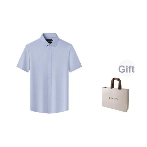 JUDGER Светло-синие мужские рубашки