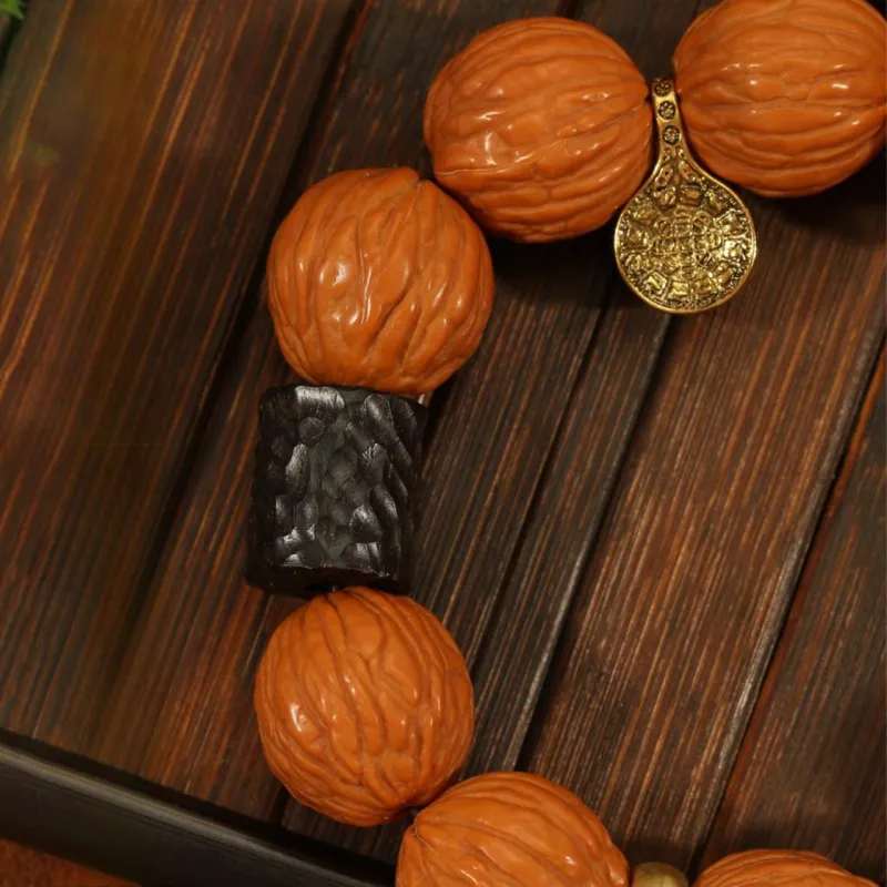 LIBALU Monkey Head Walnut Bracelets Unisex-6