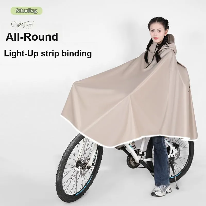 TAIKONG Mountain Bike Cycling Specific Single Full Body Rainstorm Proof Raincoat Print-10