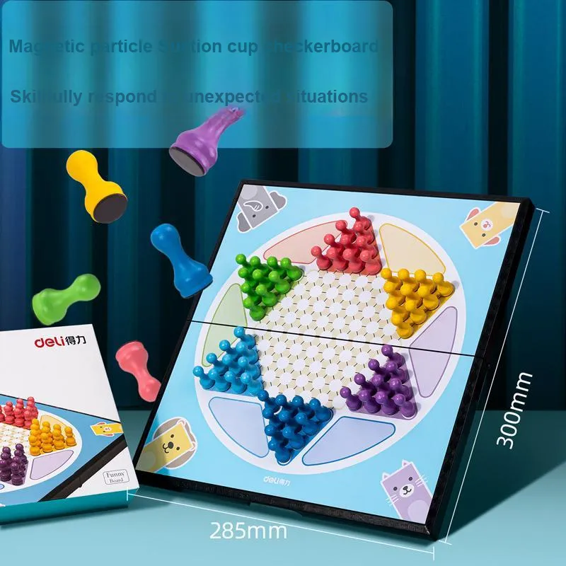 Deli Magnetic Jumping Game, Educational And Cognitive Development Game, Interactive Game Board Games-1