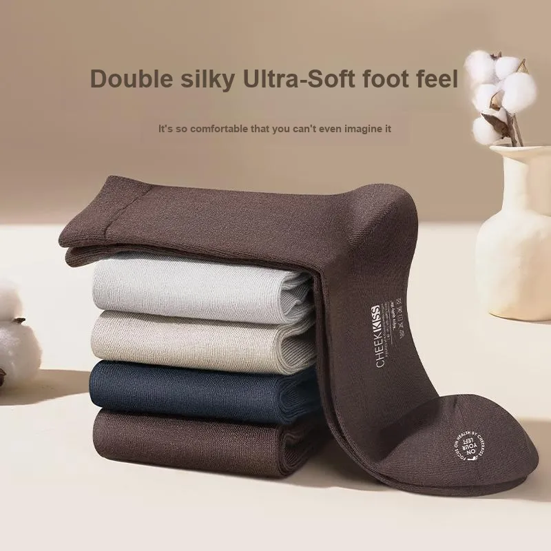 Cheekkiss Mid Calf Socks Men's Box 4 Pack-3