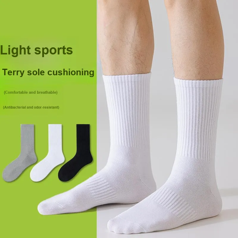 FIRS Mid Calf Socks Men's Shopping Bag 3 Pack-5