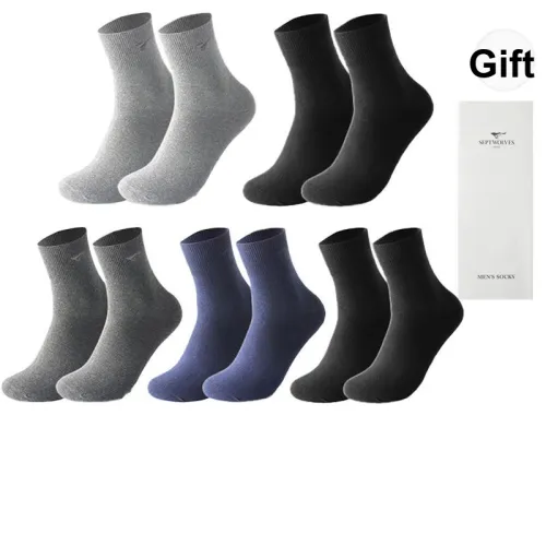 SEPTWOLVES Колено Высокие Носки Мужской Набор в Коробке