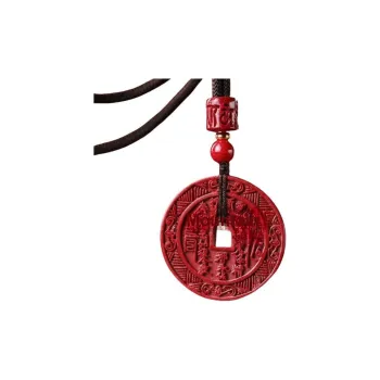 Tanner Reconstructed Cinnabar Pendants Unisex