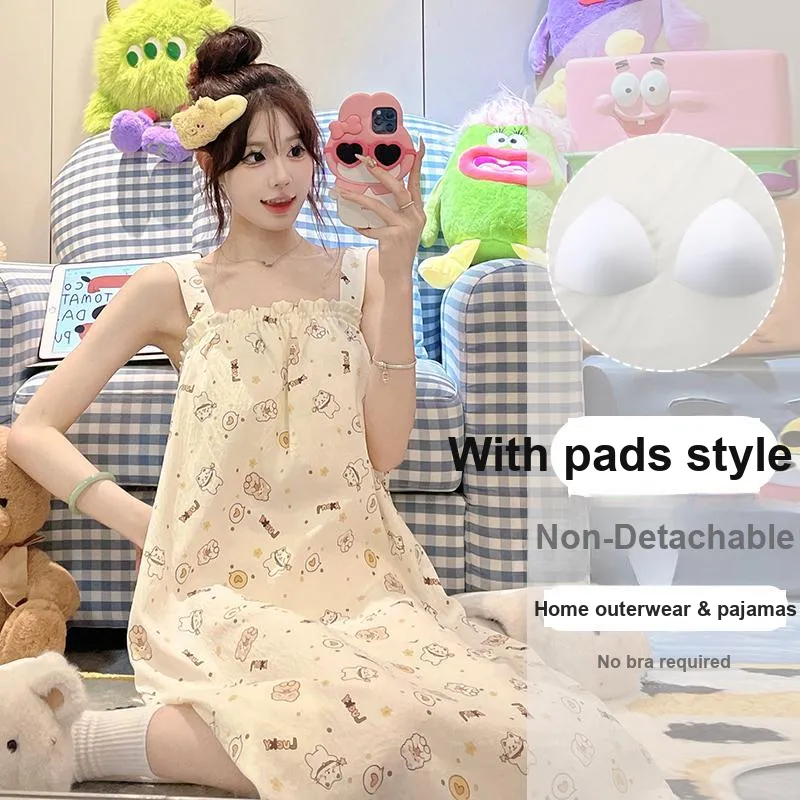 OUSHIBO Nightgown Women's Image Color-4