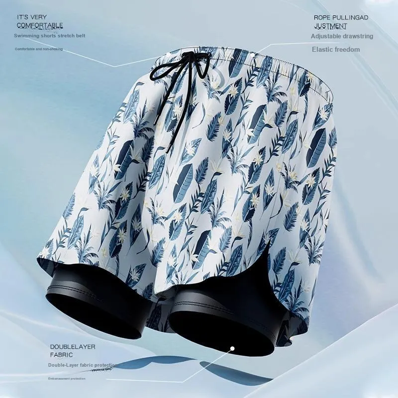 Youyou Swimming Sets Polyester, Elastane Hot Spring Men's-2