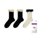 [3 Pack]Black+Black+White
