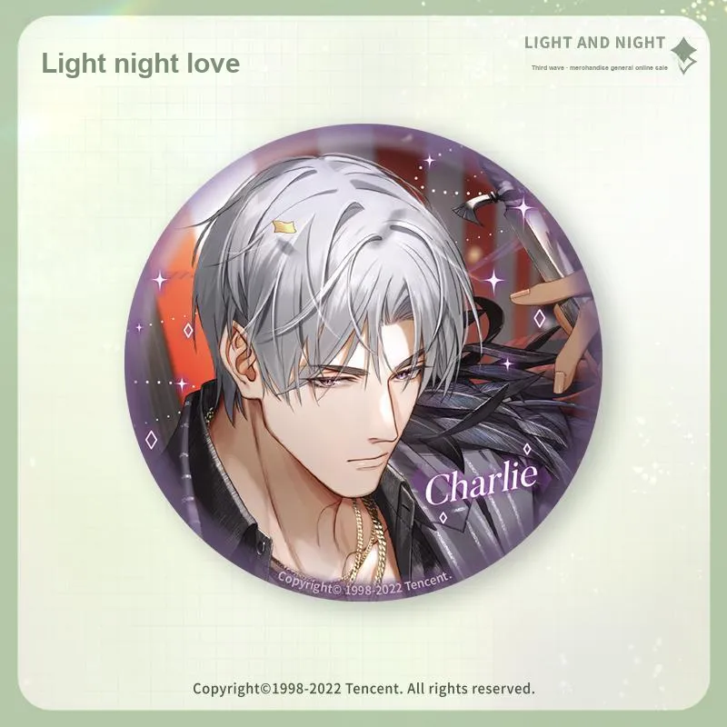 The Love Of Light And Night Character Tinplate Badge ·Third Edition IP Merch-5