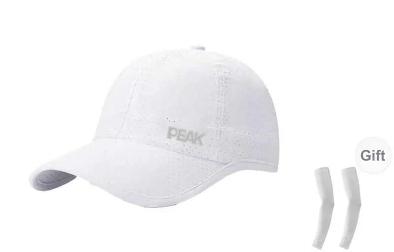 PEAK Polyester Baseball Caps Unisex Multiple Colors-12