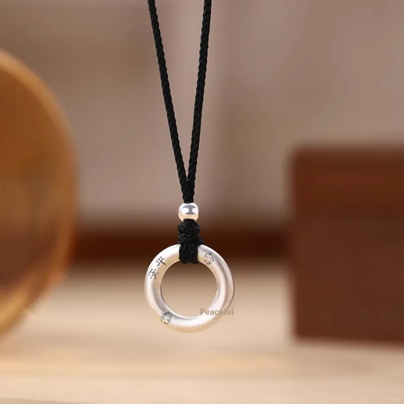 LAOYINFANG Sterling Silver Necklaces Unisex-3
