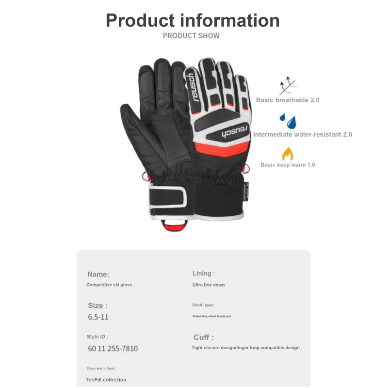 REUSCH Ski Gloves-3