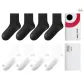 [8 Pack]Black *4, White *4