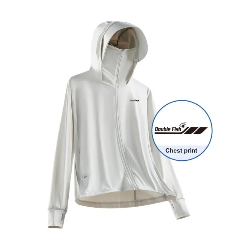 DOUBLEFISH Breathable Quick Dry Sun Protection Clothing Unisex-14