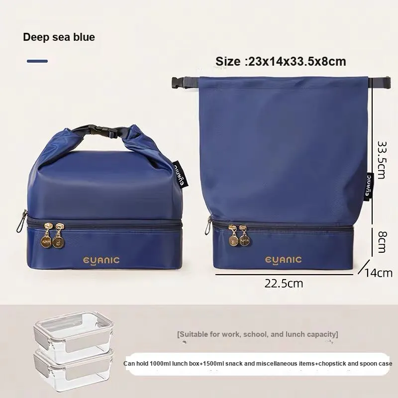 MOST ORIGINAL DESIGN Elementary School Student Lunch Bag For Working Parents Storage Bag-9