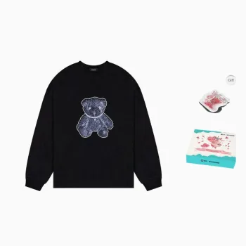 WE11DONE Teddy Long sleeve T shirt