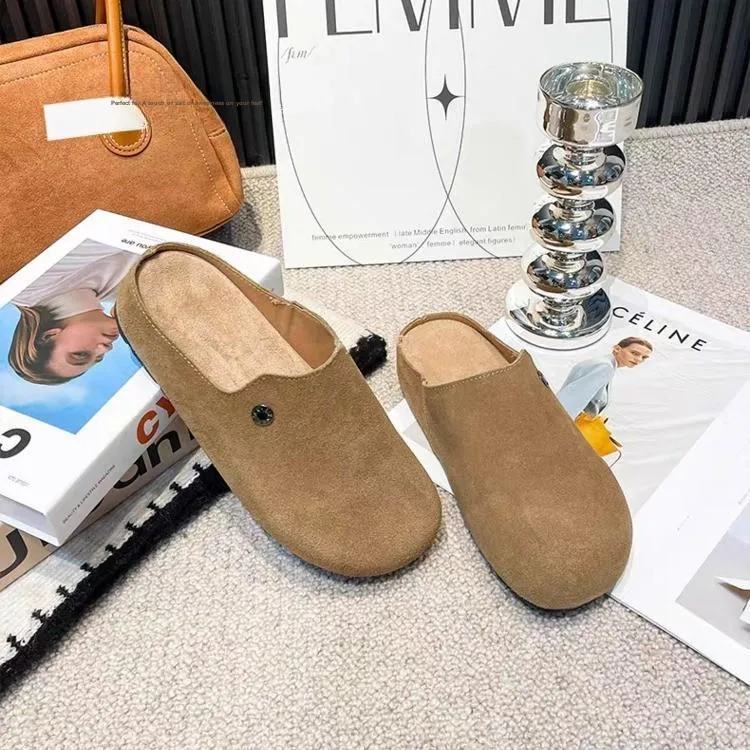 BINGO DUCK Abrasion Resistant Closed Toe Slippers Women's-8