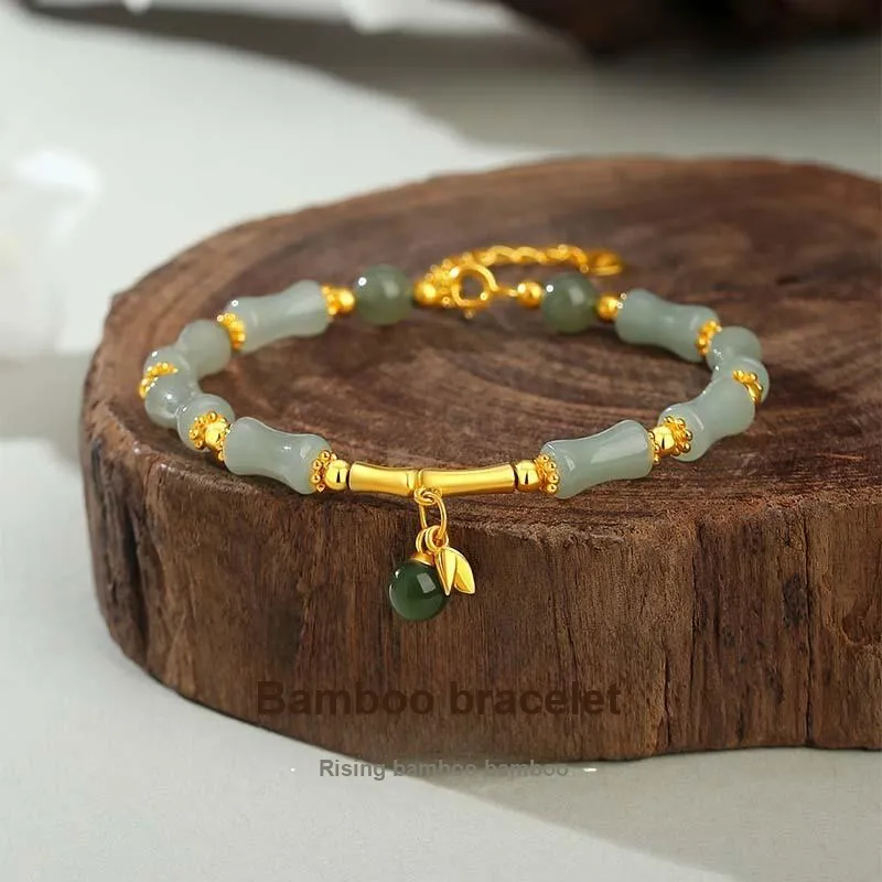 Andaozi Hetian Jade Bracelets Green Jade Women's-1