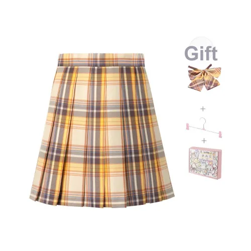 RIMUXINGHE Повседневные короткие юбки женские желтые