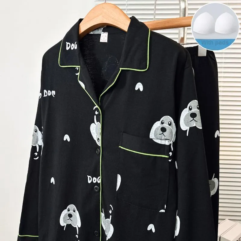 Sleeping Beauty Pajama Set Women's Black-2