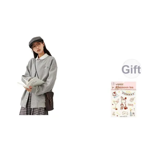 ZIHAN Gull Gray Women's Short Coat