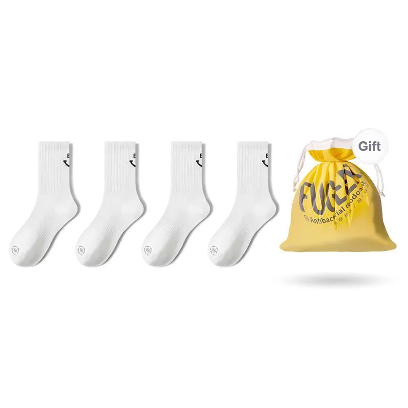 FUGEER Mid Calf Socks Men's 4 Pack-14