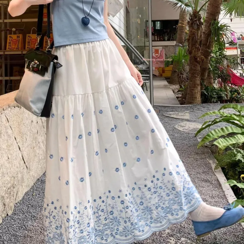 ABBY GODDESS Casual Long Skirt Women's-4