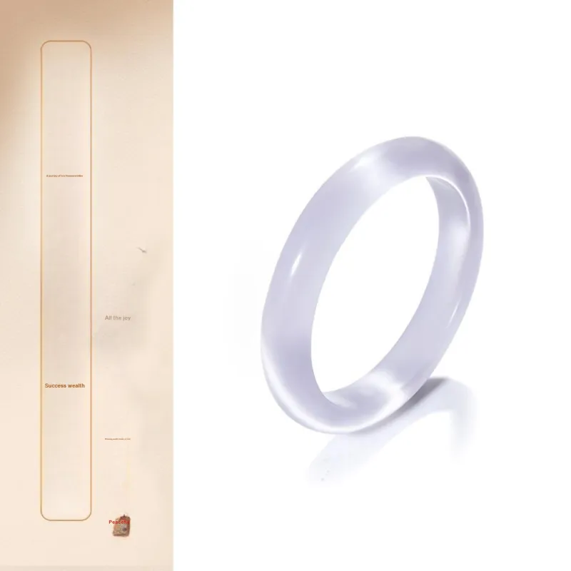 The Years Are Quiet Glass Cat Eye Bangles Women's-1
