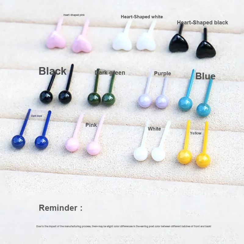 AIDO STUDIO Ceramic Stud Earrings Unisex-1