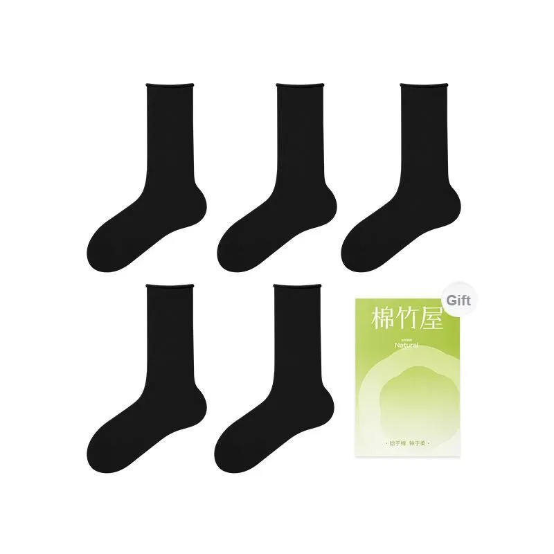 B&C.Room Mid Calf Socks Women's 5 Pack-7