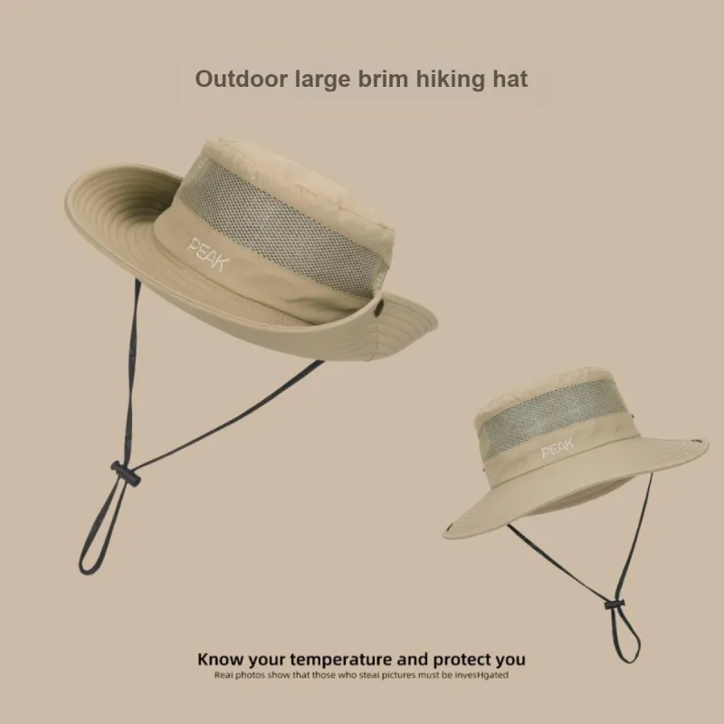 PEAK Polyester Bucket Hats Unisex-2