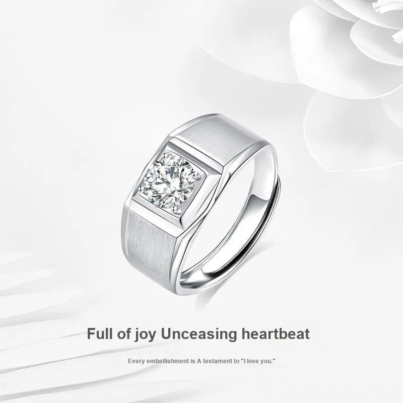 JUICY GRAPE S925 Silver Moissanite Rings Unisex-1