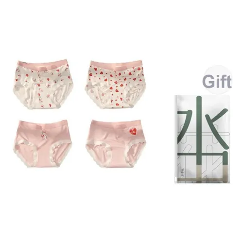 Flowers in water Боксеры Женские Shopping Bag 4 Pack