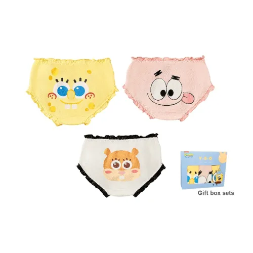 YSO x SPONGEBOB SQUAREPANTS Underpants Women's 3 Pack