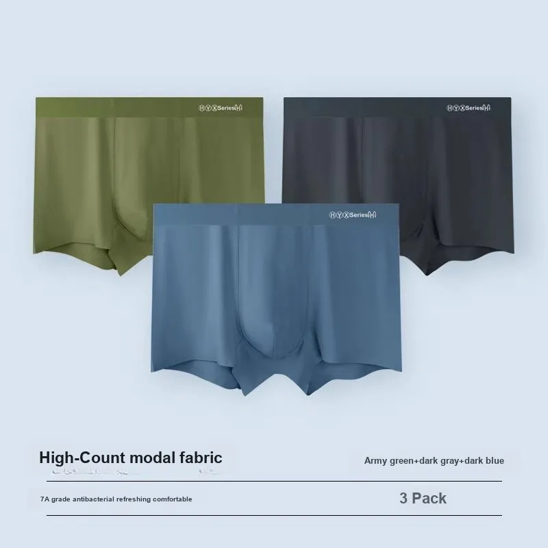 H YXIANG Underpants Men's Combo Set-53