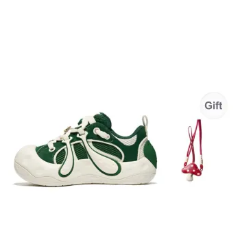 Palladium Mushroom Shoes Wear Resistant Slip Resistant Low Top Skateboard Shoes Unisex Green
