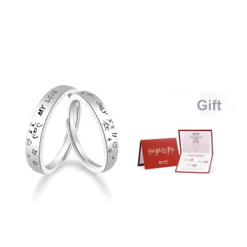 Lao Feng Xiang 999 Fine Silver Rings Unisex