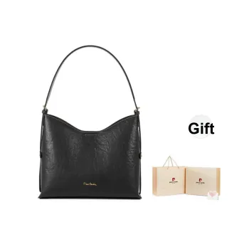 PIERRE CARDIN Split Cow Leather Shoulder Bag, Handbag Women's
